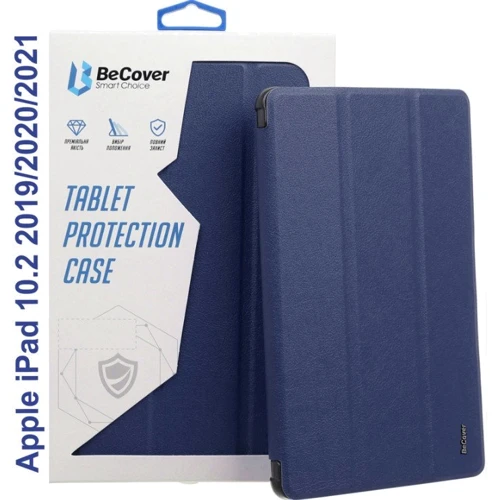 Аксессуар для iPad BeCover Soft Edge with Pencil mount Deep Blue for iPad 10.2 (2019-2021) (709180)