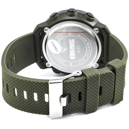 Наручний годинник Skmei 1215 Army Green: Водонепроникність 5 ATM