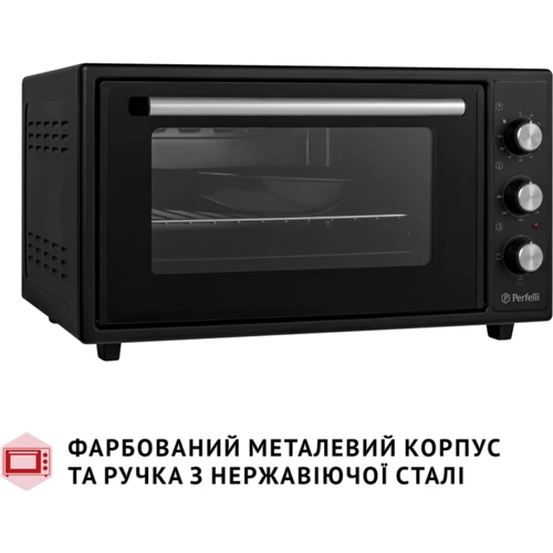 Електрична духовка настільна PERFELLI CLASSIC 48 BLACK фото 9
