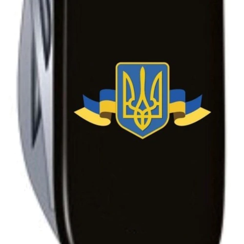 Мультитул Victorinox Spartan Ukraine 91мм/12 функцій/чорний /Герб України зі стрічкою (1.3603.3_T1010u): Кількість інструментів 12