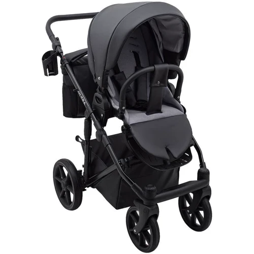 Коляска 2 в 1 Bair Ultra Soft U-452 Черный (680621) фото 7