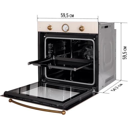 Духовой шкаф электрический Perfelli VINTAGE 6A8N BEIGE