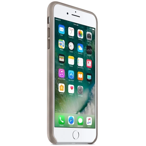 Чехол для iPhone Apple Leather Case Taupe (MPTC2/MQHJ2) for iPhone 8 Plus/iPhone 7 Plus фото 7