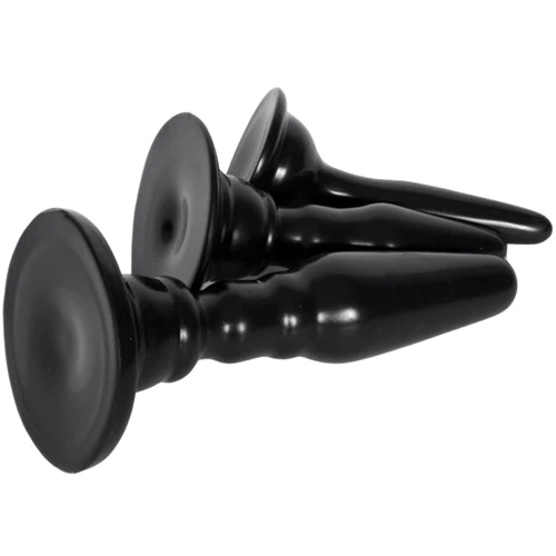 Набор анальных пробок Doc Johnson Williams Anal Trainer Kit, черный