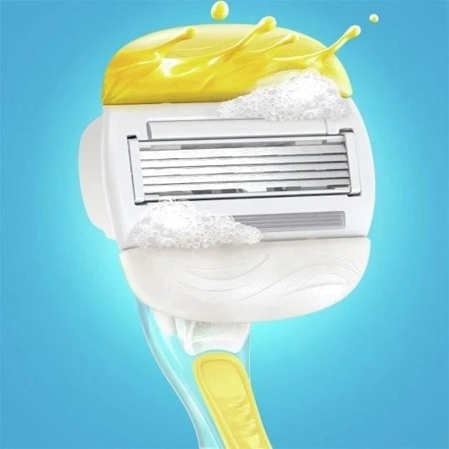GilletteE Venus Olay Coconut Сменные касеты для бритья для женщин 4 шт: Количество в упаковке, шт 4