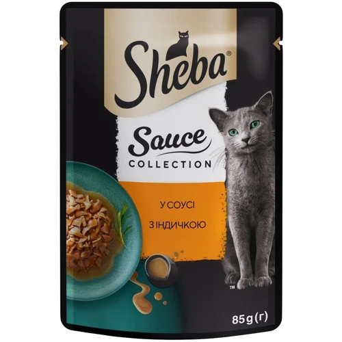 Влажный корм для котов Sheba с индейкой в соусе 28х85г (4770608265434): Порода Все породы