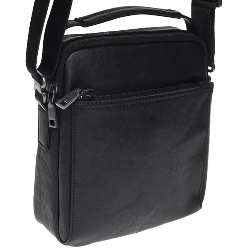 Мужская сумка через плечо Ricco Grande черная (K16458a-black): Пол Мужской
