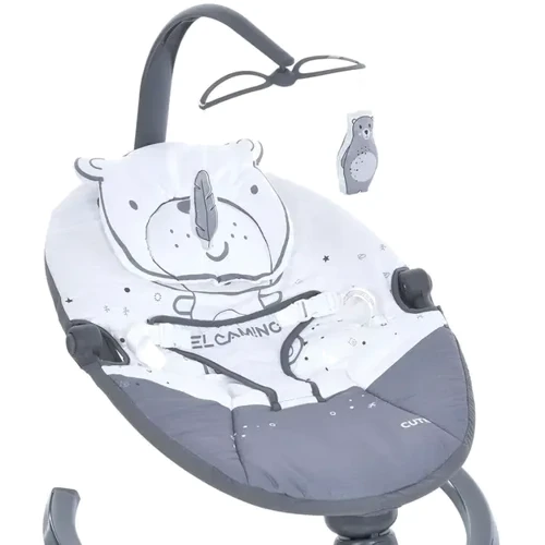 Укачивающий центр El Camino Cute Dark Gray (ME 1116 Dark Gray): Конструкция опоры без колесиков
