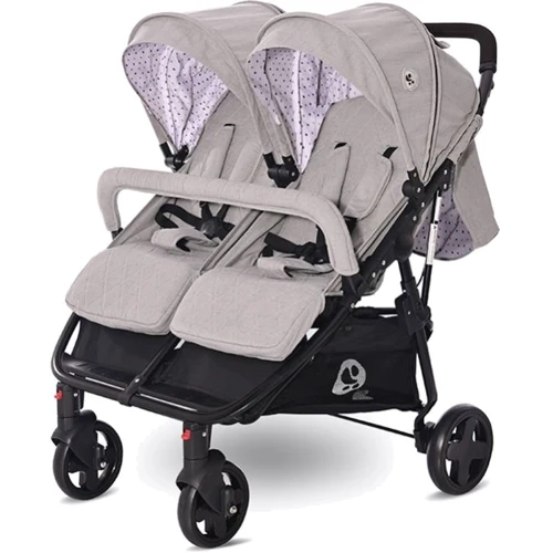 Коляска для двойни Lorelli DUO (grey dots)