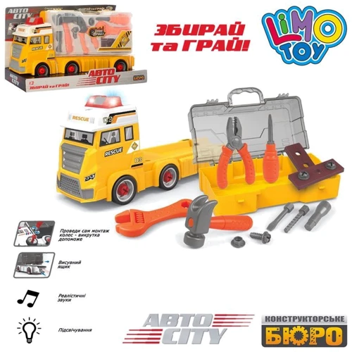 Конструктор на шурупах Limo Toy Машина (KB-043): undefined undefined