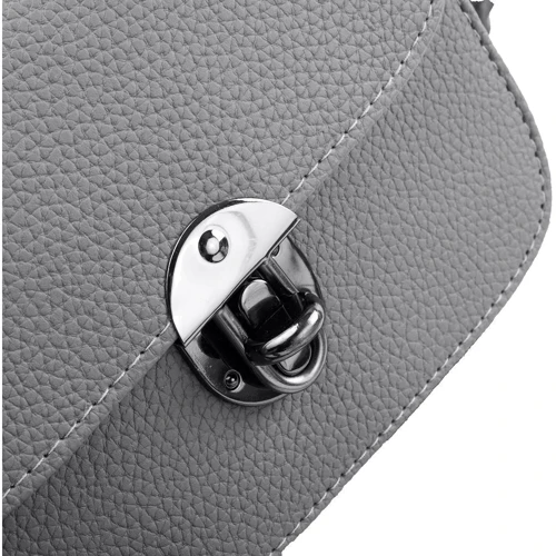 Женская сумка-сэтчел Valiria Fashion серая (4DETBI-924-9): Тип ручки Плечевой ремень, Без ручки