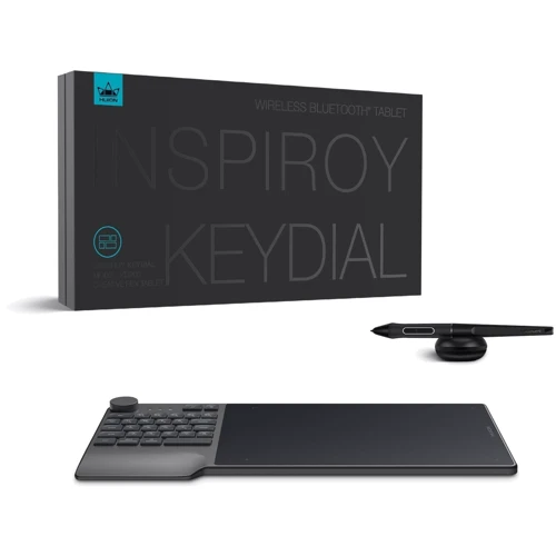 Графический планшет Huion Inspiroy Keydial KD200 Black: Multitouch Нет