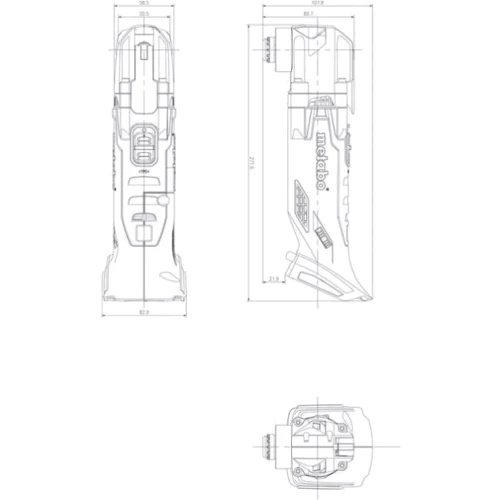 Реноватор Metabo MT 18 LTX MetaLoc (613021840) фото 3