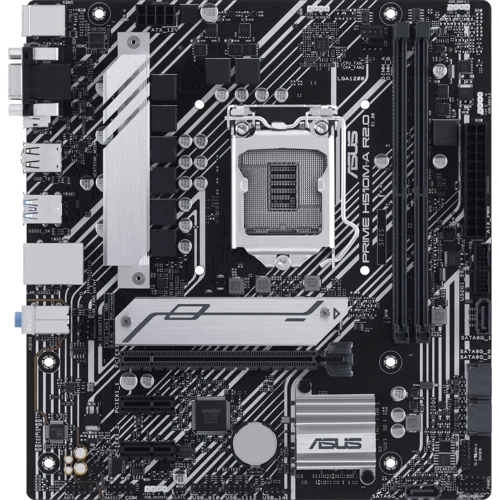 ASUS PRIME H510M-A R2.0: Оперативная память 2xDDR4 3200 МГц, до 64 ГБ