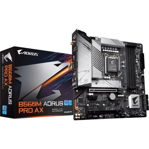 Gigabyte B560M AORUS PRO AX: Оперативная память 4xDDR4 3200 МГц, до 128 ГБ