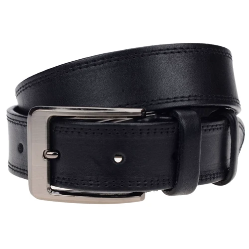 Мужской ремень Borsa Leather черный (125R1350325-black)
