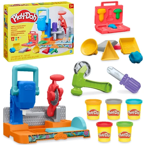 Набір для творчості HASBRO PLAY-DOH з пластиліном Верстат для штампування та розпилювання (F9141) фото 8