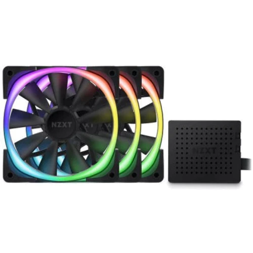 Кулер NZXT Aer RGB 2 120mm Triple Starter Pack Black (HF-2812C-TB): Рівень шуму, dB 33