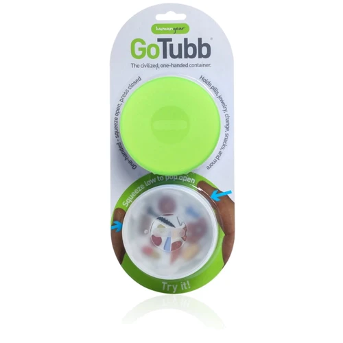 Набір контейнерів Humangear GoTubb 2-Pack Large Clear / Green (022.0048)