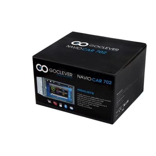 GoClever Navio CAR 702: Установленные карты навигации Навител Украина или iGO Украина