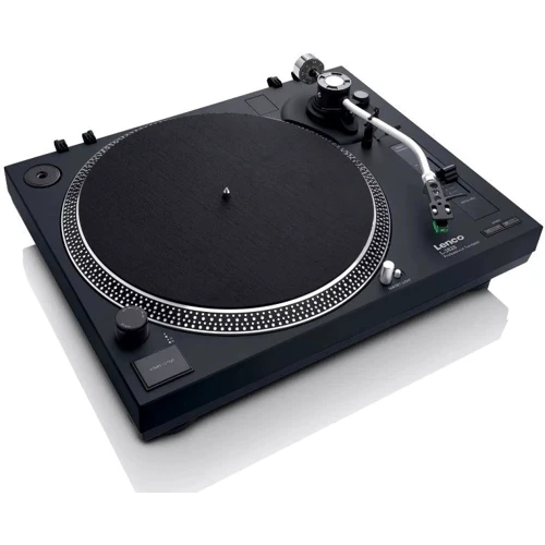 Виниловый проигрыватель Lenco L-3828BK Black: Материал тонарма Алюминий