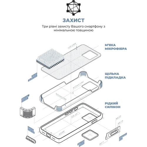 Чехол для iPhone ArmorStandart ICON2 Case Light Blue for iPhone 15 (ARM77001): Тип чехла накладка на заднюю часть