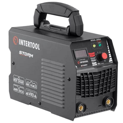 Аппарат сварочный, инверторный MMA-200A, STORM INTERTOOL WT-4005