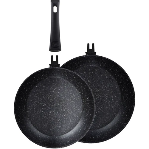 Набор сковород Krauff Smart Сhef 24/28 см со съемной ручкой 25-305-084 2 шт (27728)