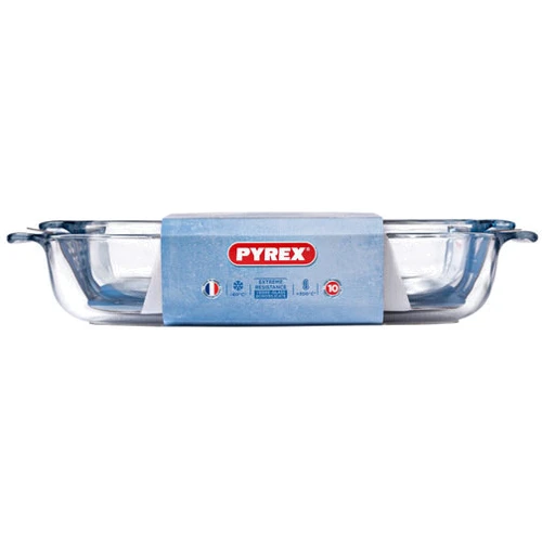 Набор форм Pyrex CLASSIC 2предметов стекл прямоугольный 39х25, 35х23см (912S969): Материал Стекло