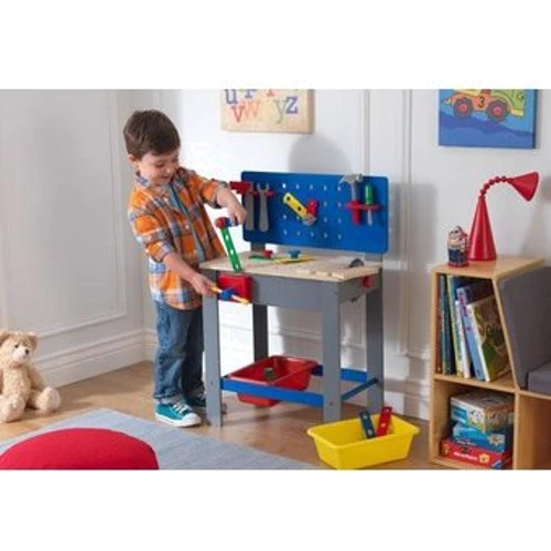 Игровой набор KidKraft Deluxe Workbench with Tools - Primary (63345): Производитель KidKraft