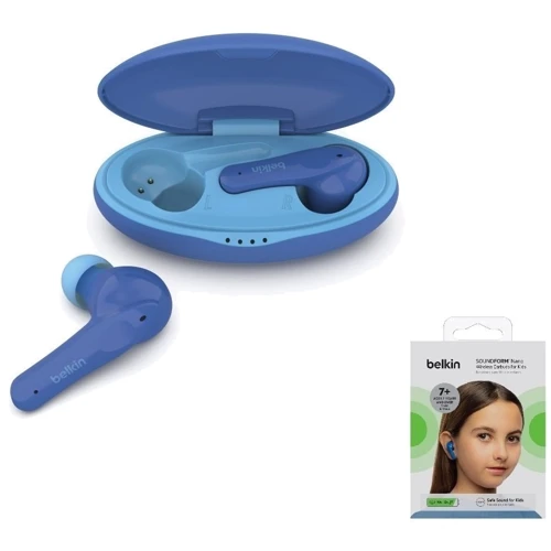 Наушники Belkin Soundform Nano True Wireless Blue (PAC003BTBL): Сопротивление наушников (Ом) 16