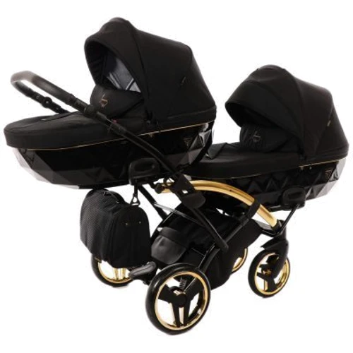 Универсальная коляска для двойни 2 в 1 Junama Diamond S-line Duo Slim 03: Количество блоков 2