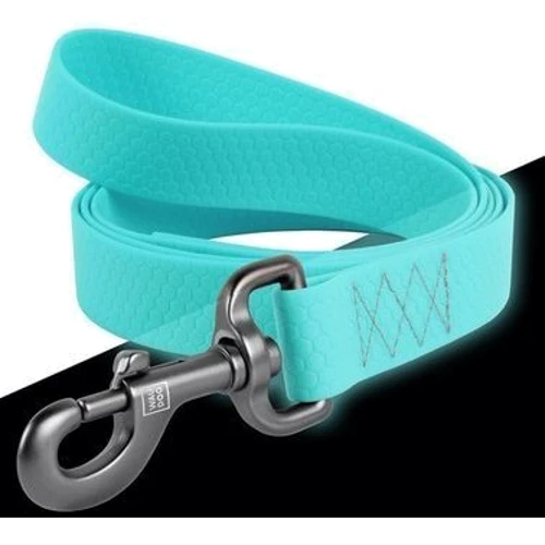 Повідець WAUDOG Waterproof для собак водостійкий світиться бірюзовий 20 ммx1.22 м (2726): Довжина 1.22 м