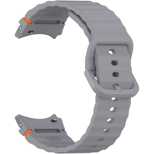 BeCover Strap Ribbed Tape Gray для Samsung Galaxy Watch (20mm) 4 40mm-44mm/5 40-44mm/6 40-44mm/7 40-44mm (712042) фото 7