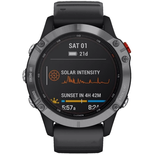 Смарт-часы Garmin Fenix 6 Solar Silver with black band (010-02410-00): Интерфейсы подключения Bluetooth 4.0, ANT