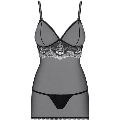 Комплект Obsessive 840-CHE-1 chemise, L/XL