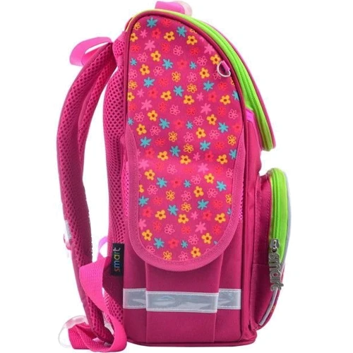 Рюкзак школьный Smart каркасный Smart PG-11 Green flowers: Возрастная группа от 6 до 10 лет