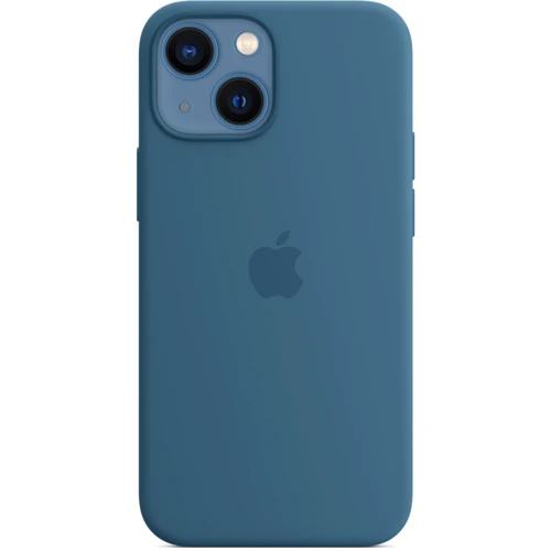 Чехол для iPhone Apple Silicone Case with MagSafe Blue Jay (MM1Y3) for iPhone 13 mini: Материалы Силикон