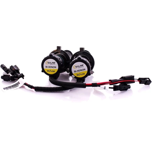 Ксенонова лампа SOLAR H4 Bi-Xenon 4300K ​​85V P43t-38 тисяча чотиреста сорок три (2шт.): Потужність блоку розпалювання 35 Вт