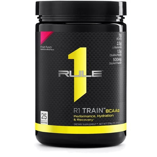 Аминокислота для спорта Rule One Proteins R1 Train BCAAs 378 g /25 servings/ Fruit Punch