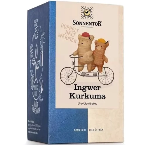 Чай Sonnentor травяной Имбирь и Куркума органический 32,4 г (9004145025714)