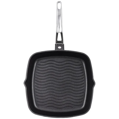 RINGEL IQ Be Chef гриль 28x28см, без кришки (RG-8126-28): Тип сковороди сковорідка гриль