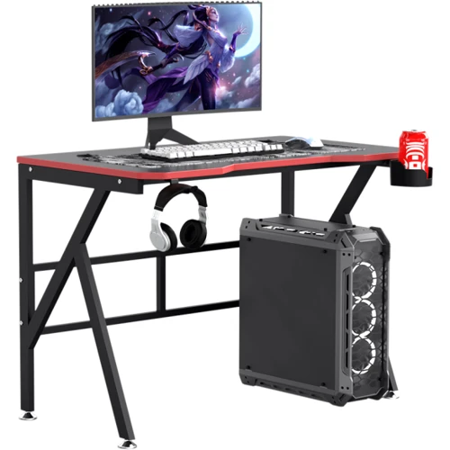 Геймерский стол GT Racer 120x60x73 см Black (T-1218)