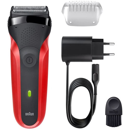 Электробритва Braun Series 3 300s Red: Тип триммера отсутствует