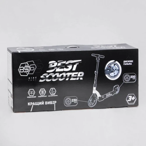 Самокат алюминиевый Best Scooter красный (60054-R): Количество колес 2