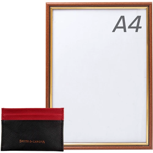 Чоловік Картхолдер Smith & Canova чорний (FUL26827-black-red): Тип Картхолдер