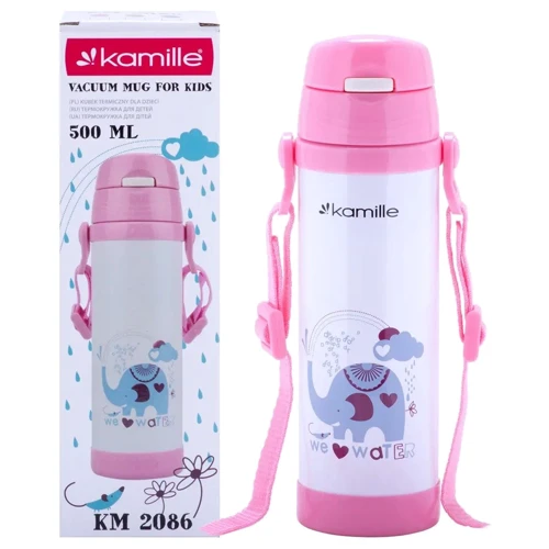 Термос дитячий Kamille 500 мл рожевий (KM-2086-PK)