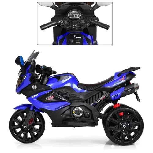 Дитячий електромотоцикл 3 колісний Bambi Racer синій (M 3986EL-4): Рекомендований вік от 3 лет до 8 лет