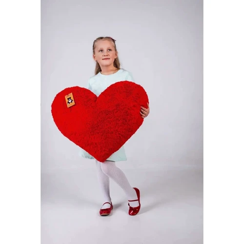 Мягкая игрушка Подушка "Сердце" 75 см красный