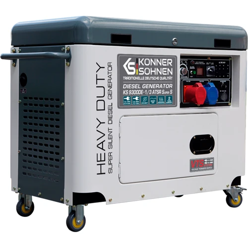 Дизельный генератор Konner&Sohnen KS 9300DE-1/3 ATSR: Тип запуска электрический пуск